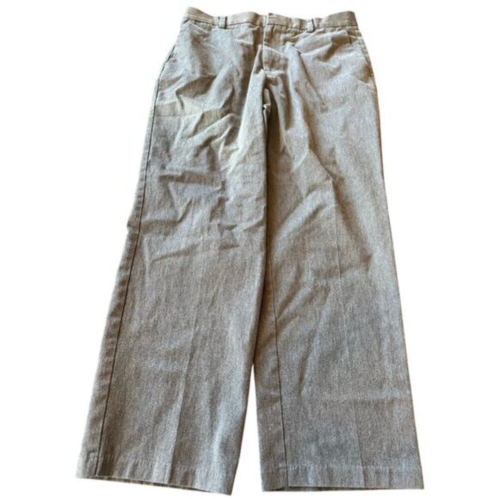 Dockers Mens D3 Classic Fit Chino Pants‎ 36X32 Gray Work Slacks Formal Business